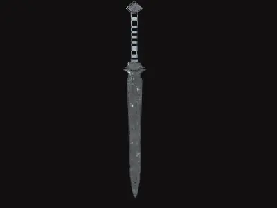 Medieval Sword V03 Low-poly 3D model