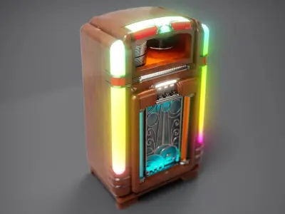 Jukebox 3D model