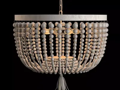 CEILING LAMP 103497 WOOD 3D model