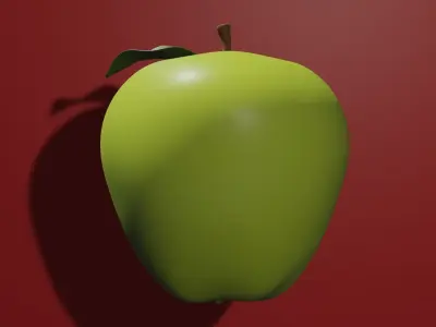Crazy Apple Free 3D model