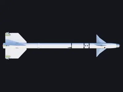 Aim-9M Sidewinder 3D model