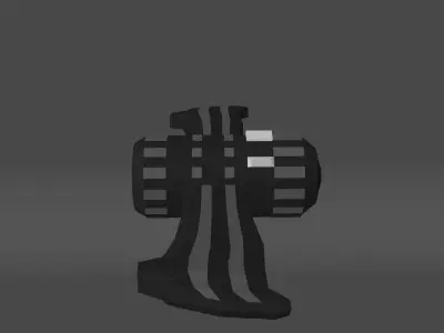 Fighter spaceship Free low-poly 3D model buy