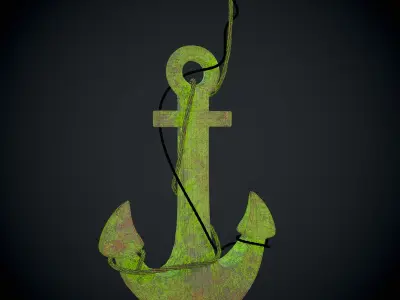 Anchor Model Low-poly 3D model