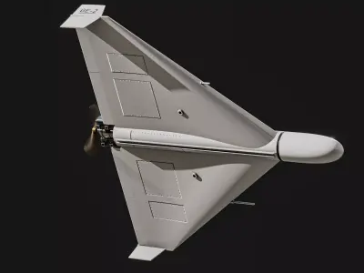 Geran-2  Iran Shahed-136 drone  Low-poly 3D model