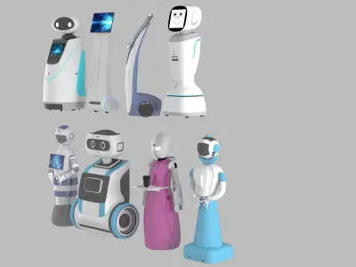 Guided Intelligent Robot 3D model