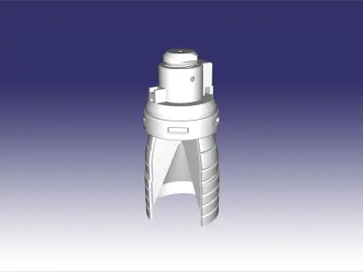 KOBE 3b30 cluster munition in section 3D print model