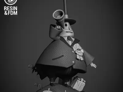 Wicked Movies Mayor Sculpture 3D print model