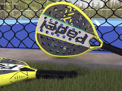 Padel Tennis Racket Generic 3D model
