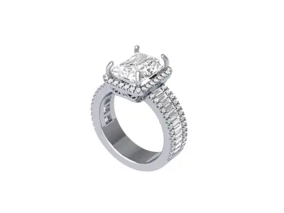 Wedding Ring  3D print model 398