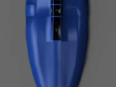 Skimmer space fighter 3D print model