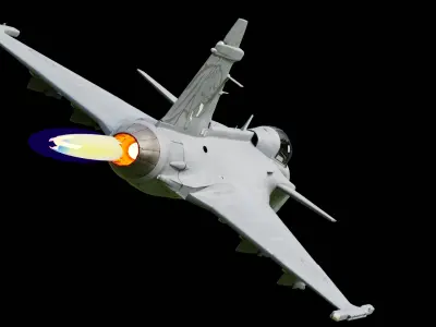 Saab Jas Gripen Fighter Jet 3D model