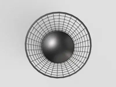 Trash Bin Free low-poly 3D model buy