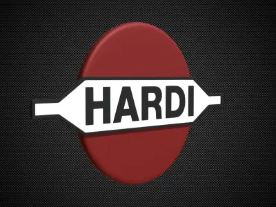 hardi logo 3D model