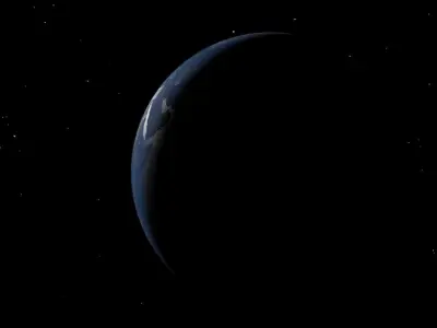 Earth from space - Free 3D model
