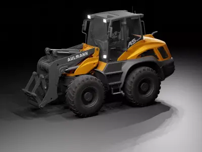 Ahlmann AZ-150F Low-poly 3D model