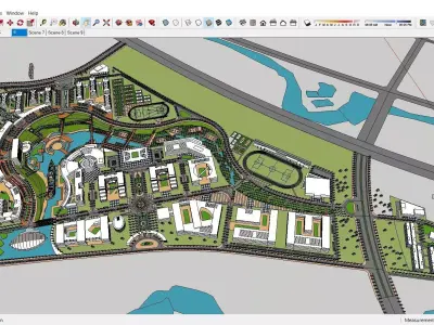 Sketchup Landscape Park 190 3D model