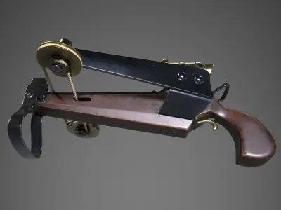 medieval crossbow Low-poly 3D model order