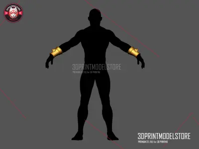 Tiger Roman Muscle Spartan Armor Hand Cosplay Halloween 3D print model