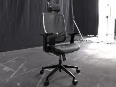 Office Chair 8K PBR Textures 3D model