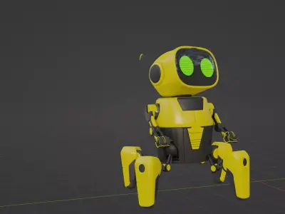 3D Toy Robot  3D model