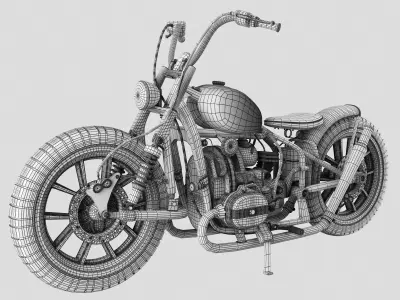 Motorcycle  diablo 3D model