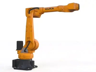 Robotic Arm Kuka Iontec Rigged  3D model
