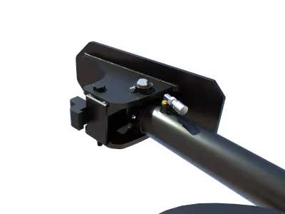 WB Excavator Thumb Attachment  Mini Excavator and Backhoe 3D model