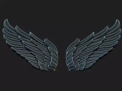 wings 01 3D model