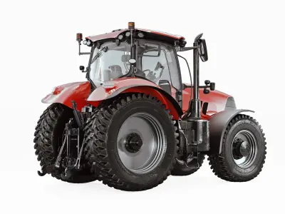 Case IH 3 Tractor 3D model