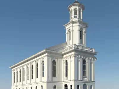 Church 3D model by 3DModelWarehouse