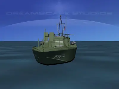 Higgins Class PT Boat PT650 3D model