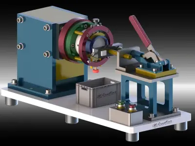 Chamfering Machine 3D model