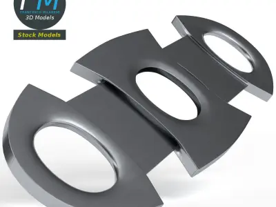 Guillotine cigar cutter 3D model