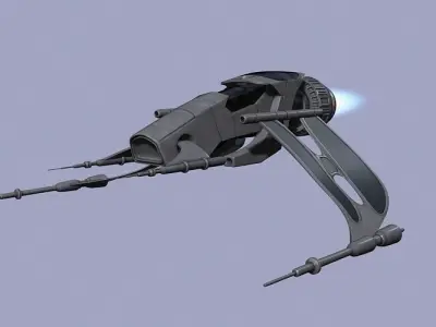 Spaceship one 3D model