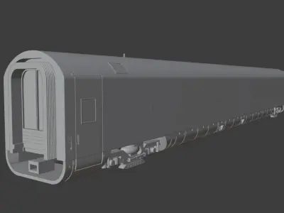 H0 1-87 scale Reisezugwagen Apmz 116 6 3D print model