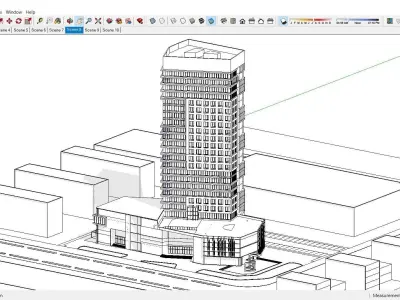 Sketchup Building 262 3D model
