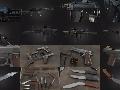 Modern Weapons Pack 1