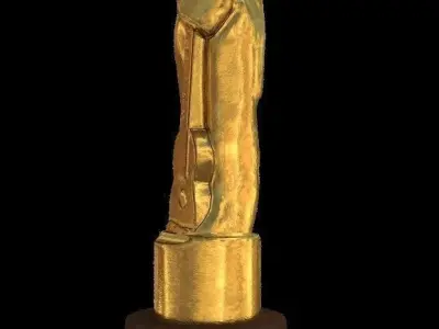 Martin Fierro Award Statuette 3D model 3D model