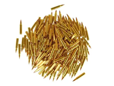 Bullets Pile in the floor 2 3D model