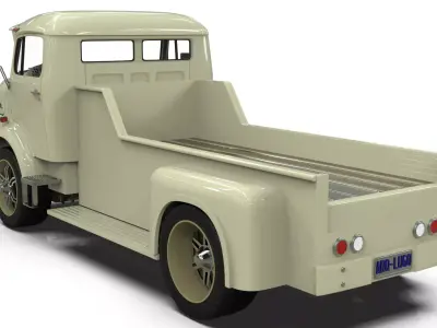 Mercedes-Benz LAK 710 4x4 Custom Pickup 3D model