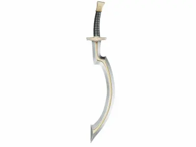 Khopesh Low-poly 3D model