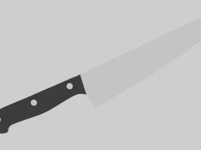 Kitchen Knife 3D model