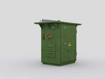 Woodworking machine1 Low-poly 3D model