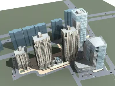 Office Building 3D model 180