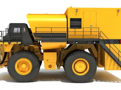 Fuel and Lube Truck 3D model