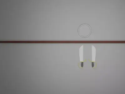 wingchun equipment set 3D model