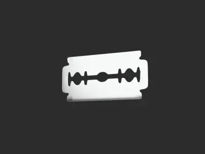 Razor Blade Free 3D model