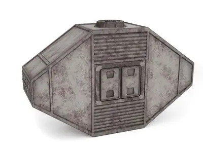 Hangar Container 1-12 scale Blackseries  3D print model