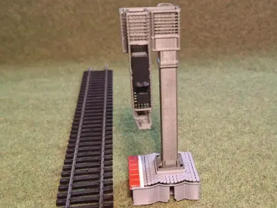 Deutsche Bahn Single Signal Bridge Mod2 1-87 FDM color 3D print model