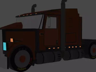Semi Truck 3D model